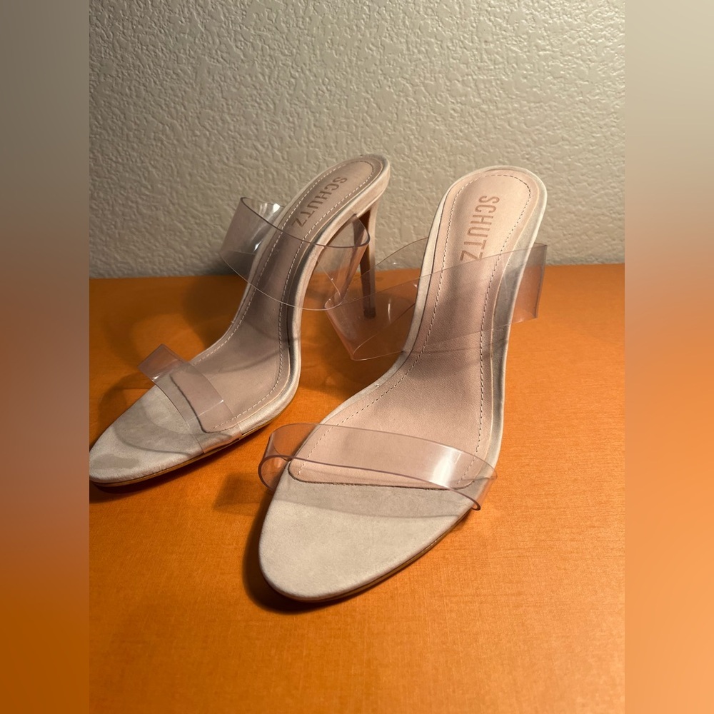 SHUTZ ( Elegant  Transparent Strap Heels ) size 7.5 💍💍💍💍💍💍💍💍💍💍💍💍💍💍💍💍💍💍💍💍 - Picture 2 of 5